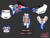 Yamaha 85 YZ Dirt Bike Replica Team 2b Graphic Kit 2013