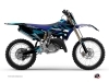 Yamaha 125 YZ Dirt Bike Techno Graphic Kit Blue