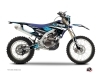 Yamaha 250 WRF Dirt Bike Techno Graphic Kit Blue