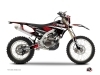 Yamaha 250 WRF Dirt Bike Techno Graphic Kit Red