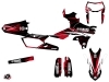 Yamaha 250 WRF Dirt Bike Techno Graphic Kit Red