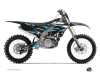Yamaha 250 YZF Dirt Bike Techno Graphic Kit Blue