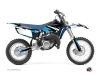 Yamaha 85 YZ Dirt Bike Techno Graphic Kit Blue