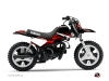 Kit Déco Moto Cross Techno Yamaha PW 50 Rouge