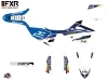 Yamaha 250 YZ Dirt Bike Tilt Graphic Kit White