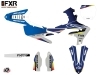 Yamaha 250 YZF Dirt Bike Tilt Graphic Kit Blue