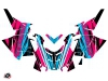 Polaris RMK Snowmobile Torrifik Graphic Kit Pink Blue