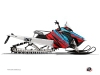 Polaris RMK Snowmobile Torrifik Graphic Kit Red Blue