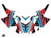 Polaris RMK Snowmobile Torrifik Graphic Kit Red Blue