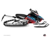 Yamaha SR Viper Snowmobile Torrifik Graphic Kit Red Blue