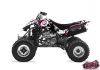 Suzuki 400 LTZ ATV Trash Graphic Kit Black Pink