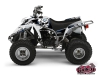 Yamaha Blaster ATV Trash Graphic Kit Black Blue