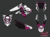 Derbi Xtreme 50cc Trash Graphic Kit Pink