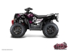 Kit Déco Quad Trash Polaris Scrambler 850-1000 XP Noir Rose FULL