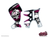 Stickers Bottes SIDI Dirt Bike Trash Graphic Kit Pink