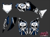 Kit Déco Quad Trash Yamaha 350-450 Wolverine Noir Bleu