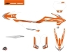 KTM 250 SX Dirt Bike Trophy Graphic Kit Orange Blanc