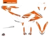 KTM 350 FREERIDE Dirt Bike Trophy Graphic Kit Orange White