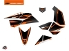 KTM 450-525 SX ATV Trophy Graphic Kit Black Orange