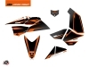 Kit Déco Quad Trophy KTM 450-525 SX Noir Orange