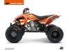 KTM 450-525 SX ATV Trophy Graphic Kit Orange White