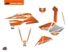 KTM 450-525 SX ATV Trophy Graphic Kit Orange White