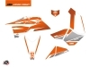 Kit Déco Quad Trophy KTM 450-525 SX Orange Blanc