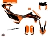 Kit Déco Moto Cross Trophy KTM 690 ENDURO R Noir Orange
