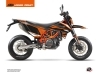 KTM 690 SMC R Street Bike Trophy Graphic Kit Black Orange