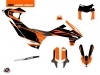 KTM 690 SMC R Dirt Bike Trophy Graphic Kit Black Orange