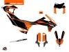 KTM 690 SMC R Street Bike Trophy Graphic Kit Black Orange