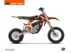 KTM SX-E 5 Dirt Bike Trophy Graphic Kit Black Orange