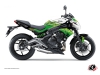 Kit Déco Moto Ultimate Kawasaki ER 6N Vert Blanc