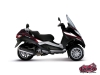 Kit Déco Maxiscooter Velocity Piaggio MP3 Rouge