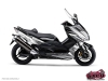 Yamaha TMAX 500 Maxiscooter Velocity Graphic Kit White Black