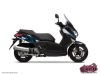 Yamaha XMAX 125 Maxiscooter Velocity Graphic Kit Blue