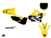 Yamaha 125 YZ Dirt Bike Vintage Graphic Kit Yellow