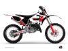 Kit Déco Moto Cross Vintage Yamaha 125 YZ Rouge