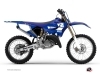 Yamaha 250 YZ Dirt Bike Vintage Graphic Kit Blue