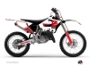 Yamaha 250 YZ Dirt Bike Vintage Graphic Kit Red
