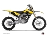 Yamaha 250 YZF Dirt Bike Vintage Graphic Kit Yellow