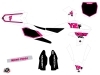 Yamaha 250 YZF Dirt Bike Vintage Graphic Kit Pink