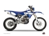 Yamaha 450 WRF Dirt Bike Vintage Graphic Kit Blue