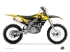 Yamaha 450 YZF Dirt Bike Vintage Graphic Kit Yellow