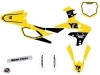 Yamaha 450 YZF Dirt Bike Vintage Graphic Kit Yellow
