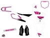 Yamaha 450 YZF Dirt Bike Vintage Graphic Kit Pink