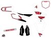 Yamaha 450 YZF Dirt Bike Vintage Graphic Kit Red