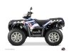 Kit Déco Quad Vintage Polaris 550 Sportsman Touring Bleu