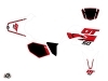 Yamaha DT 50 50cc Vintage Graphic Kit Red