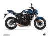 Yamaha MT 07 Street Bike Vintage Graphic Kit Blue